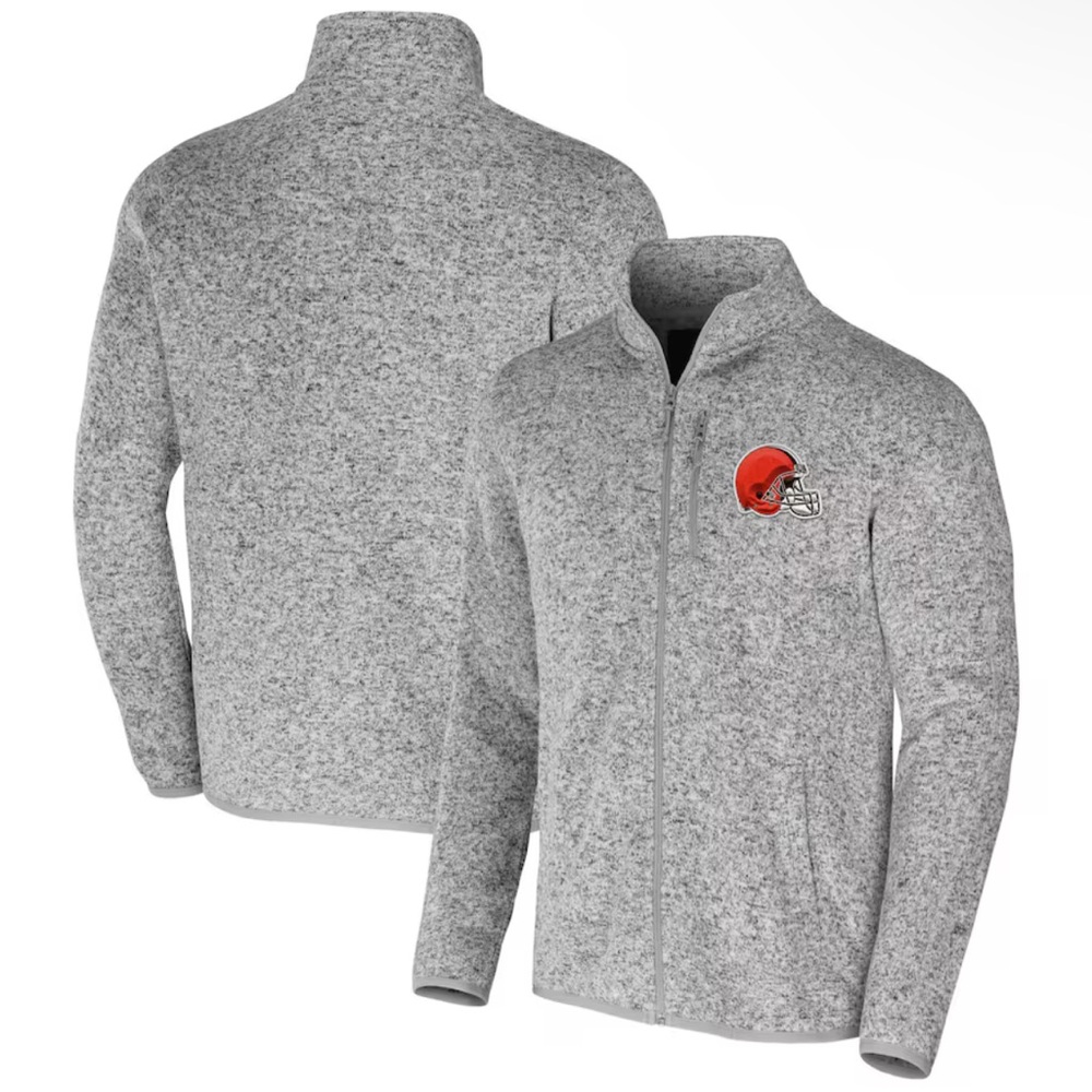 NWT Cleveland Browns NFL x Darius Rucker Collection by Fanatics Fleece Zip